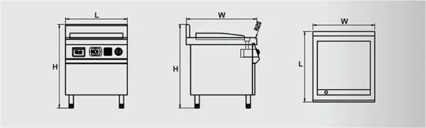 Meat Roaster Machine Size