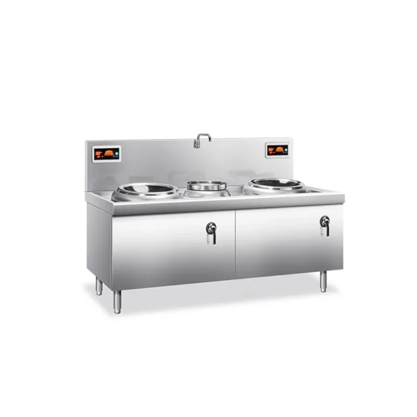 Stainless Steel Induction Wok Cooker