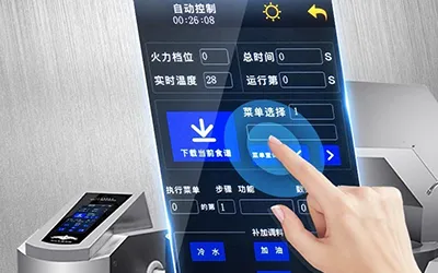 Bildschirm für automatische Wok-Maschine