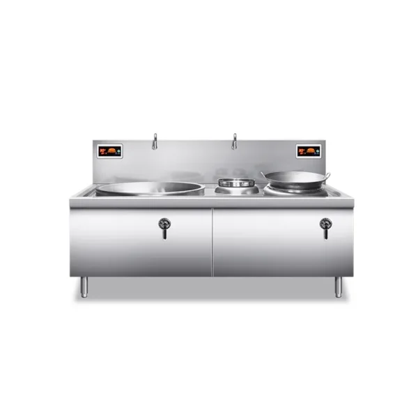 commercial induction wok range 2 burners