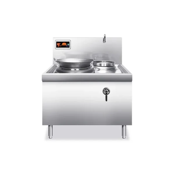 single wok cooker with water tank