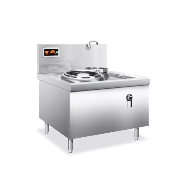 stainless steel wok cooker
