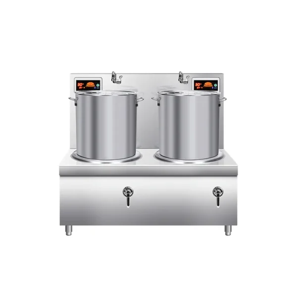 two burners induction soup cooker