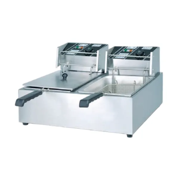 DF-82 Counter Top Electric 2-Tank Fryer(2-Basket)