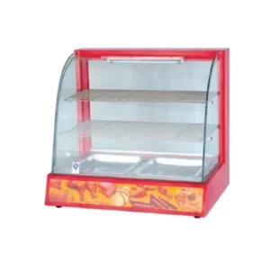 DH-827 Curved Glass Warming Showcase