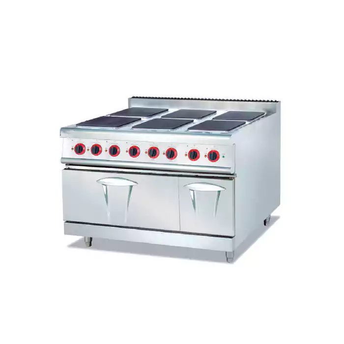 EH-897A electric range with 6 hot plate oven