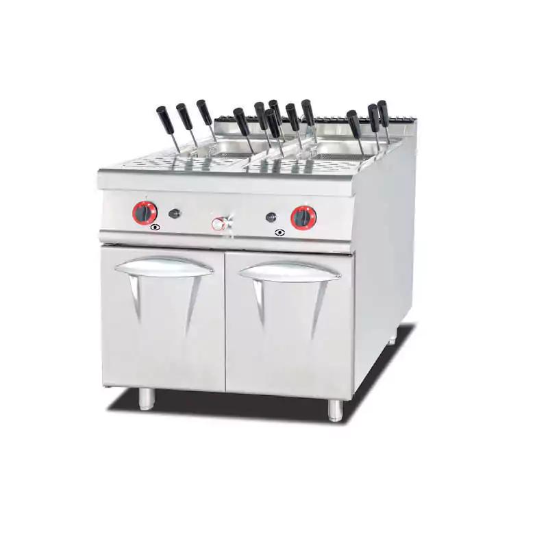 GH-988C gas pasta cooker with cabinet