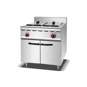 YS-TC-2-B (Double-Tank Electric Deep Fryer with Cabinet Base)