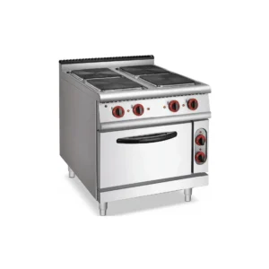 YS-TF-4A-B (4-Burner Electric Range with Electric Oven - Square Hot