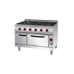 YS-RQ-6-B (6-Burner Gas Range with Gas Oven)