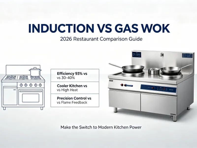 Commercial Induction Wok vs. Gas Wok